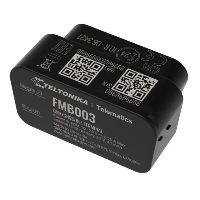 Teltonika FMB003 OBD Plug & Track Tracker — product view